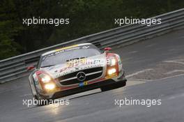 #9 Black Falcon Mercedes-Benz SLS AMG GT3 (SP9): Bernd Schneider, Jeroen Bleekemolen, Sean Edwards, Nicki Thiim 20.05.2013. ADAC Zurich 24 Hours, Nurburgring, Germany
