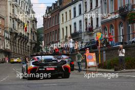 #117, Olivier Panis, Laurent Cazenave, Come Ledogar, Eric Debard, Hexis Racing, McLaren MP4-12C 24-28.07.2013. Blancpain Endurance Series, Round 4, 24 Hours of Spa Francorchamps