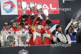Pro-AM Cup Podium  24-28.07.2013. Blancpain Endurance Series, Round 4, 24 Hours of Spa Francorchamps