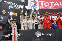 Gentlemen Trophy Podium 24-28.07.2013. Blancpain Endurance Series, Round 4, 24 Hours of Spa Francorchamps