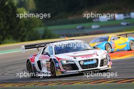 #125, Markus Patterson, Alain Li , Will Bratt, Glenn Geddie, United Autosport, Audi R8 LMS ultra 24-28.07.2013. Blancpain Endurance Series, Round 4, 24 Hours of Spa Francorchamps