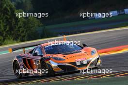 #077, Carlos Kray, Philipp Eng, Justino Azcarate, MRS GT Racing, McLaren MP4-12C 24-28.07.2013. Blancpain Endurance Series, Round 4, 24 Hours of Spa Francorchamps