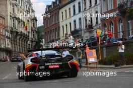 #007, Stef Dusseldorp, Alexander Sims, Alvaro Parente, Hexis Racing, McLaren MP4-12C 24-28.07.2013. Blancpain Endurance Series, Round 4, 24 Hours of Spa Francorchamps