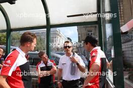 #033, Timo Bernhard, Jörg Bergmeister, Nicolas Lapierre, Pro GT by Almeras, Porsche 997 GT3R, #150, Marc Lieb, Richard Lietz, Patrick Pillet, Manthey Racing, Porsche 997 GT3R, Portrait 24-28.07.2013. Blancpain Endurance Series, Round 4, 24 Hours of Spa Francorchamps