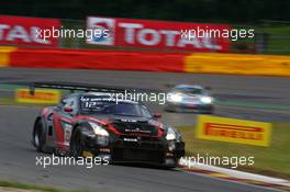 #023, Lucas Luhr, Steven Kane, Peter Dumbreck, JRM, Nissan GT-R Nismo GT3 24-28.07.2013. Blancpain Endurance Series, Round 4, 24 Hours of Spa Francorchamps