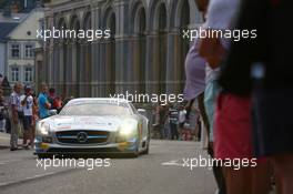 #022, Godfrey Jones, David  Jones, Gareth Jones, Philip Jones, Preci Spark, Mercedes-Benz SLS AMG GT3 24-28.07.2013. Blancpain Endurance Series, Round 4, 24 Hours of Spa Francorchamps