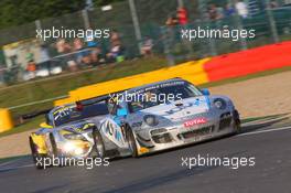 #034, Eric Dermont , Franck Perera, Philippe Giauque, Morgan Moulin Traffort, Pro GT by Almeras, Porsche 997 GT3R 24-28.07.2013. Blancpain Endurance Series, Round 4, 24 Hours of Spa Francorchamps