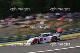 #098, Otto Klohs, Martin Ragginger, Sebastian Asch, Jens Richter, Fach Auto Tech, Porsche 997 GT3R 24-28.07.2013. Blancpain Endurance Series, Round 4, 24 Hours of Spa Francorchamps