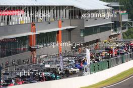 Pitlane before the start of Superpole 24-28.07.2013. Blancpain Endurance Series, Round 4, 24 Hours of Spa Francorchamps