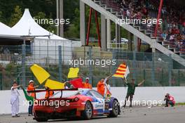 #072, Sergey Zlobin, Boris Rotenberg, Daniil Move, SMP Racing, Ferrari 458 Italia 24-28.07.2013. Blancpain Endurance Series, Round 4, 24 Hours of Spa Francorchamps