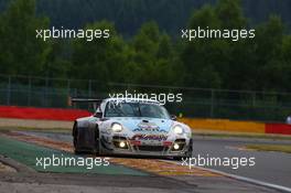 #075, Marc Hennerici, Xavier Maassen, Maxime Soulet, Prospeed Competition, Porsche 997 GT3R 24-28.07.2013. Blancpain Endurance Series, Round 4, 24 Hours of Spa Francorchamps