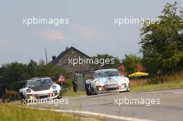 #911, Marco Holzer, Nick Tandy, Marco Mapelli, Prospeed Competition, Porsche 997 GT3R, #075, Marc Hennerici, Xavier Maassen, Maxime Soulet, Prospeed Competition, Porsche 997 GT3R 24-28.07.2013. Blancpain Endurance Series, Round 4, 24 Hours of Spa Francorchamps