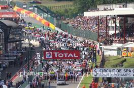 Starting grid 24-28.07.2013. Blancpain Endurance Series, Round 4, 24 Hours of Spa Francorchamps