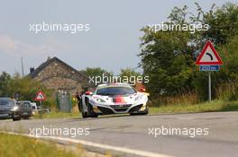 #012, Yann Goudy, Gilles Vannelet, Gregoire Demoustier, Ulrich Amado, ART Grand Prix, McLaren MP4-12C 24-28.07.2013. Blancpain Endurance Series, Round 4, 24 Hours of Spa Francorchamps