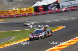 #007, Stef Dusseldorp, Alexander Sims, Alvaro Parente, Hexis Racing, McLaren MP4-12C 24-28.07.2013. Blancpain Endurance Series, Round 4, 24 Hours of Spa Francorchamps