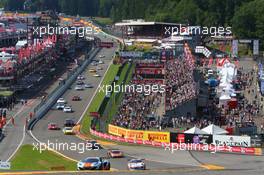 #009, Mike Wainwright, Andy Meyrick, Stuart Hall, Tim Mullen, Gulf Racing, McLaren MP4-12C 24-28.07.2013. Blancpain Endurance Series, Round 4, 24 Hours of Spa Francorchamps