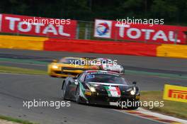 #050, Niek Hommerson, Louis Machiels, Andrea Bertolini, Marco Cioci, AF Corse, Ferrari 458 Italia 24-28.07.2013. Blancpain Endurance Series, Round 4, 24 Hours of Spa Francorchamps