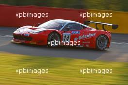 #044, Cesar Ramos, Davide Rigon, Daniele Zampieri, Kessel Racing, Ferrari 458 Italia 24-28.07.2013. Blancpain Endurance Series, Round 4, 24 Hours of Spa Francorchamps