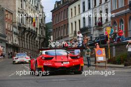 #044, Cesar Ramos, Davide Rigon, Daniele Zampieri, Kessel Racing, Ferrari 458 Italia 24-28.07.2013. Blancpain Endurance Series, Round 4, 24 Hours of Spa Francorchamps