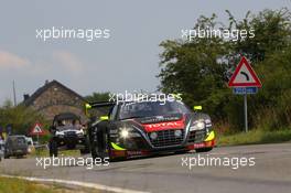 #000, Rahel Frey, Matt Halliday, Niki Mayr-Meinhof,  , Belgian Audi Club Team WRT, Audi R8 LMS ultra 24-28.07.2013. Blancpain Endurance Series, Round 4, 24 Hours of Spa Francorchamps