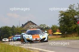 #009, Mike Wainwright, Andy Meyrick, Stuart Hall, Tim Mullen, Gulf Racing, McLaren MP4-12C 24-28.07.2013. Blancpain Endurance Series, Round 4, 24 Hours of Spa Francorchamps