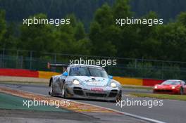 #034, Eric Dermont , Franck Perera, Philippe Giauque, Morgan Moulin Traffort, Pro GT by Almeras, Porsche 997 GT3R 24-28.07.2013. Blancpain Endurance Series, Round 4, 24 Hours of Spa Francorchamps