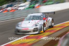 #033, Timo Bernhard, Jörg Bergmeister, Nicolas Lapierre, Pro GT by Almeras, Porsche 997 GT3R 24-28.07.2013. Blancpain Endurance Series, Round 4, 24 Hours of Spa Francorchamps