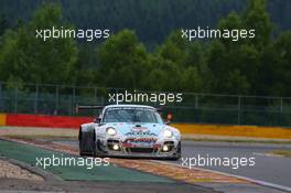 #075, Marc Hennerici, Xavier Maassen, Maxime Soulet, Prospeed Competition, Porsche 997 GT3R 24-28.07.2013. Blancpain Endurance Series, Round 4, 24 Hours of Spa Francorchamps