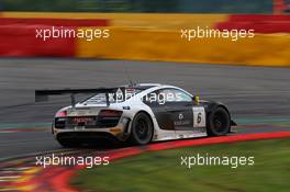 #006, Harold Primat, Oliver Jarvis, Christopher Haase, Phoenix Racing, Audi R8 LMS ultra 24-28.07.2013. Blancpain Endurance Series, Round 4, 24 Hours of Spa Francorchamps