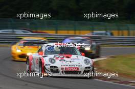 #098, Otto Klohs, Martin Ragginger, Sebastian Asch, Jens Richter, Fach Auto Tech, Porsche 997 GT3R 24-28.07.2013. Blancpain Endurance Series, Round 4, 24 Hours of Spa Francorchamps