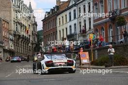 #006, Harold Primat, Oliver Jarvis, Christopher Haase, Phoenix Racing, Audi R8 LMS ultra 24-28.07.2013. Blancpain Endurance Series, Round 4, 24 Hours of Spa Francorchamps