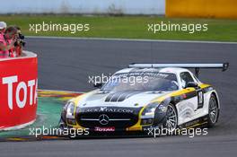 #018, Klaas Hummel, Steve  Jans, Adam Christodoulou, Thomas Jäger, Black Falcon, Mercedes-Benz SLS AMG GT3 24-28.07.2013. Blancpain Endurance Series, Round 4, 24 Hours of Spa Francorchamps