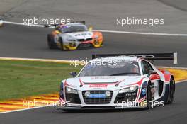 #125, Markus Patterson, Alain Li , Will Bratt, Glenn Geddie, United Autosport, Audi R8 LMS ultra 24-28.07.2013. Blancpain Endurance Series, Round 4, 24 Hours of Spa Francorchamps