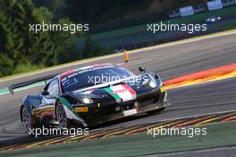 #050, Niek Hommerson, Louis Machiels, Andrea Bertolini, Marco Cioci, AF Corse, Ferrari 458 Italia 24-28.07.2013. Blancpain Endurance Series, Round 4, 24 Hours of Spa Francorchamps