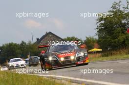 #013, Edward Sandström, Matthias Ekström, Marcel Fässler, Belgian Audi Club Team WRT, Audi R8 LMS ultra 24-28.07.2013. Blancpain Endurance Series, Round 4, 24 Hours of Spa Francorchamps