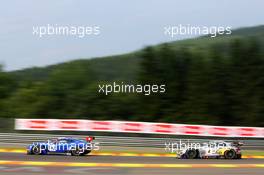 #080, Lorenz Frey, Gabriele Gardel, Fredy Barth, Emil Frey Racing, Aston Martin Vantage GT3, #004, Markus Palttala, Henri Moser, Nicky Catsburg, Marc VDS Racing Team, BMW Z4 24-28.07.2013. Blancpain Endurance Series, Round 4, 24 Hours of Spa Francorchamps