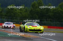 #111, Giacomo Petrobelli, Kessel Racing, Ferrari 458 Italia 24-28.07.2013. Blancpain Endurance Series, Round 4, 24 Hours of Spa Francorchamps