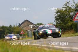 #050, Niek Hommerson, Louis Machiels, Andrea Bertolini, Marco Cioci, AF Corse, Ferrari 458 Italia 24-28.07.2013. Blancpain Endurance Series, Round 4, 24 Hours of Spa Francorchamps