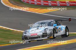 #034, Eric Dermont , Franck Perera, Philippe Giauque, Morgan Moulin Traffort, Pro GT by Almeras, Porsche 997 GT3R 24-28.07.2013. Blancpain Endurance Series, Round 4, 24 Hours of Spa Francorchamps