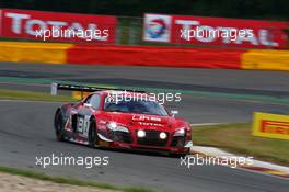 #002, Frank Stippler, Christopher Mies, Andre Lotterer, Belgian Audi Club Team WRT, Audi R8 LMS ultra 24-28.07.2013. Blancpain Endurance Series, Round 4, 24 Hours of Spa Francorchamps