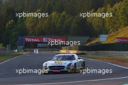 #127, Jan Seyffarth, Lance-David Arnold, Klaus Graf, Rowe Racing, Mercedes-Benz SLS AMG GT3 24-28.07.2013. Blancpain Endurance Series, Round 4, 24 Hours of Spa Francorchamps