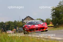 #020, Jean-Luc Blanchemain, Jean-Luc Beaubelique, Patrice Gouselard, Frederic Bouvy, SOFREV ASP, Ferrari 458 Italia  24-28.07.2013. Blancpain Endurance Series, Round 4, 24 Hours of Spa Francorchamps