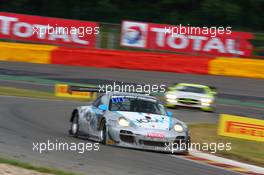 #034, Eric Dermont , Franck Perera, Philippe Giauque, Morgan Moulin Traffort, Pro GT by Almeras, Porsche 997 GT3R 24-28.07.2013. Blancpain Endurance Series, Round 4, 24 Hours of Spa Francorchamps