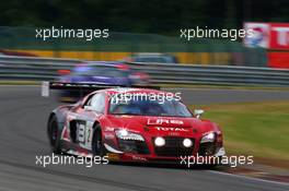 #002, Frank Stippler, Christopher Mies, Andre Lotterer, Belgian Audi Club Team WRT, Audi R8 LMS ultra 24-28.07.2013. Blancpain Endurance Series, Round 4, 24 Hours of Spa Francorchamps