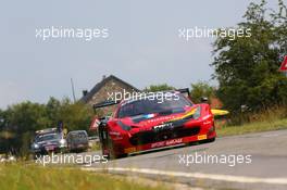 #057, Wilfried Merafina, Pierre Perret, Sport Garage, Ferrari 458 Italia 24-28.07.2013. Blancpain Endurance Series, Round 4, 24 Hours of Spa Francorchamps