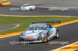 #034, Eric Dermont , Franck Perera, Philippe Giauque, Morgan Moulin Traffort, Pro GT by Almeras, Porsche 997 GT3R 24-28.07.2013. Blancpain Endurance Series, Round 4, 24 Hours of Spa Francorchamps