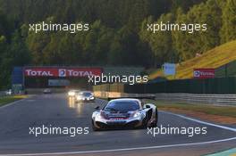 #117, Olivier Panis, Laurent Cazenave, Come Ledogar, Eric Debard, Hexis Racing, McLaren MP4-12C 24-28.07.2013. Blancpain Endurance Series, Round 4, 24 Hours of Spa Francorchamps