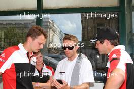 #033, Timo Bernhard, Jörg Bergmeister, Nicolas Lapierre, Pro GT by Almeras, Porsche 997 GT3R, #150, Marc Lieb, Richard Lietz, Patrick Pillet, Manthey Racing, Porsche 997 GT3R, Portrait 24-28.07.2013. Blancpain Endurance Series, Round 4, 24 Hours of Spa Francorchamps