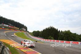 #098, Otto Klohs, Martin Ragginger, Sebastian Asch, Jens Richter, Fach Auto Tech, Porsche 997 GT3R 24-28.07.2013. Blancpain Endurance Series, Round 4, 24 Hours of Spa Francorchamps