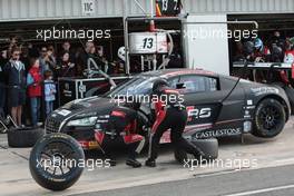 02.06.2013- Race, Rahel Frey (CHE) Matt Halliday (NZL) Niki Mayr-Melnhof (AUT) Audi R8, LMS Ultra  01-02.06.2013. Blancpain Endurance Series, Rd 2, Silverstone, England.